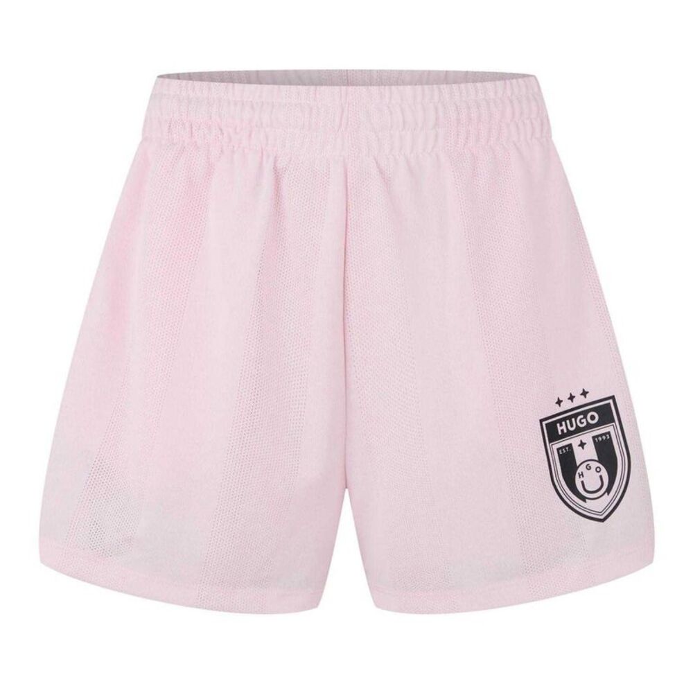 Hugo Mens Nila B Game Day Side Stripe Football Shorts / Pastel Pink